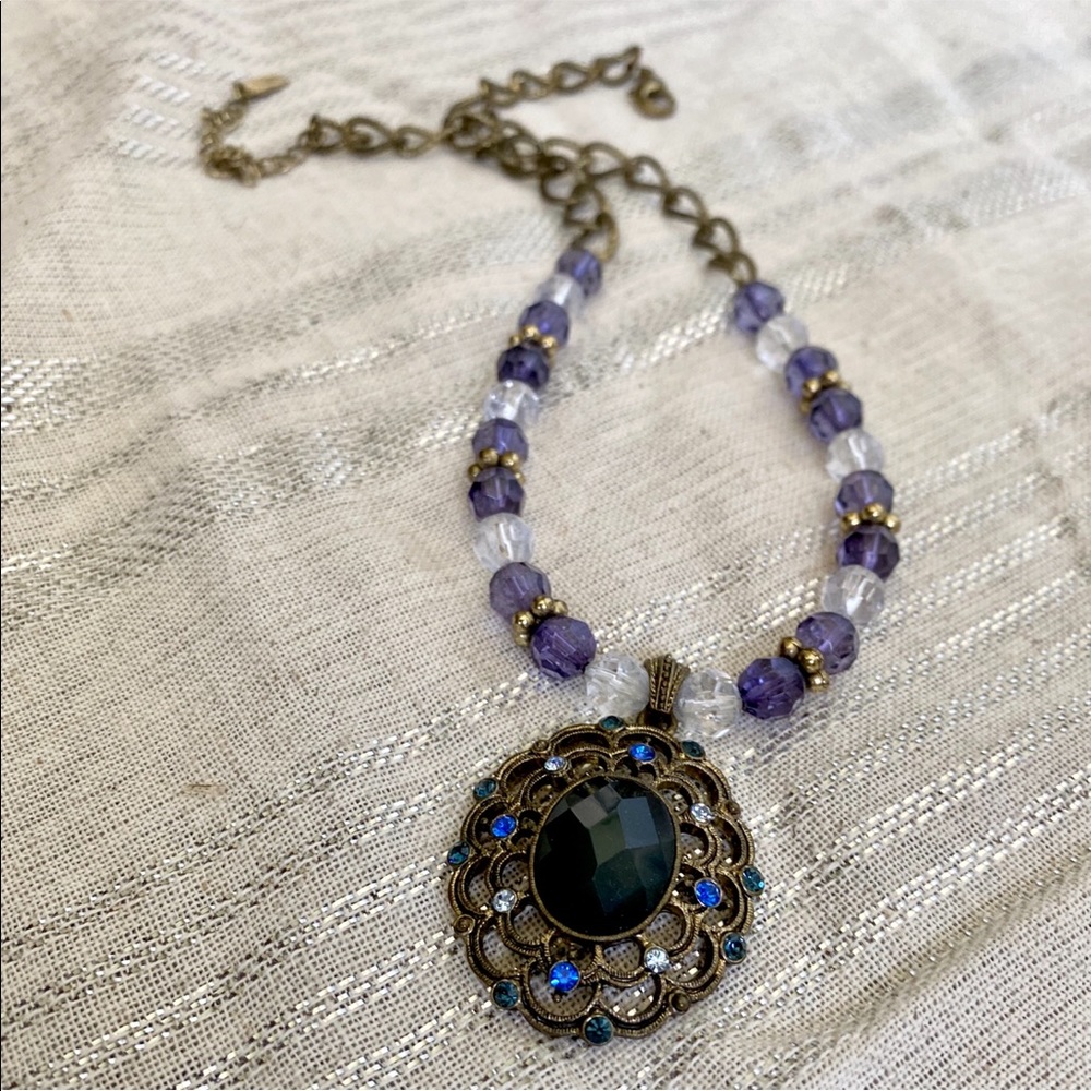 Blue necklace - Picture 2 of 4